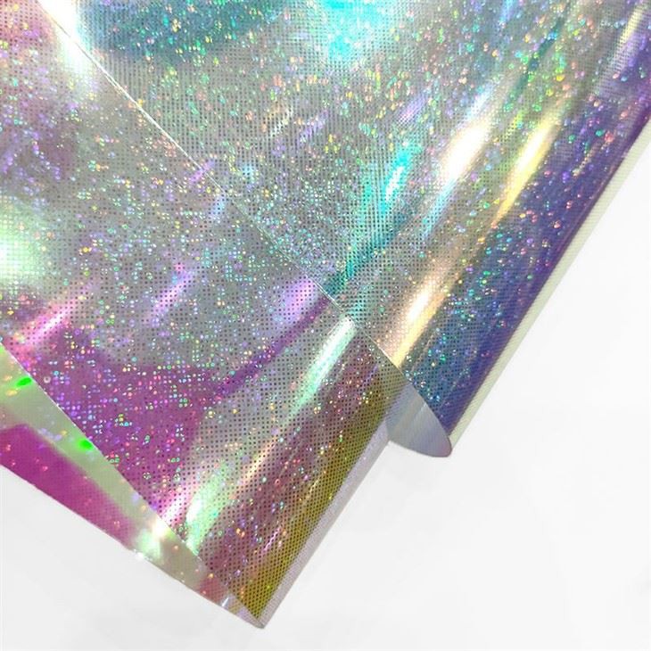 Iridescent Glitter Honeycomb Pattern TPU Film high quality