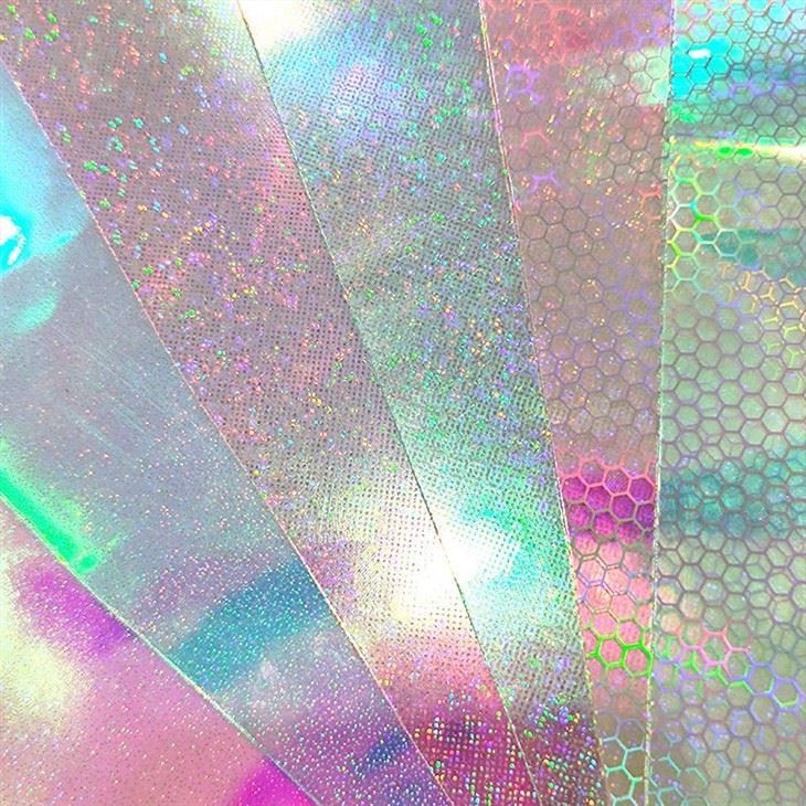 Iridescent Glitter Honeycomb Pattern TPU Film best